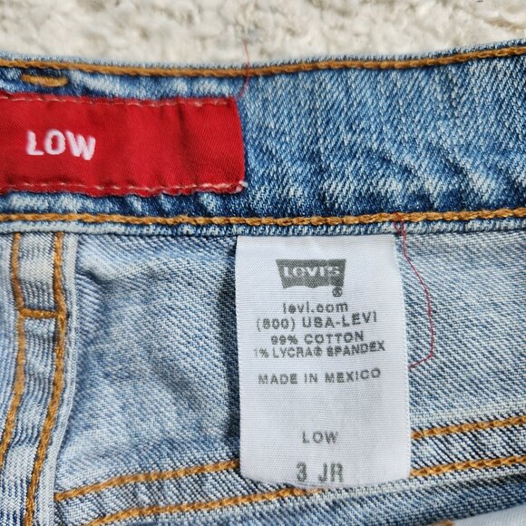 Vintage Levi's Low Rise Red Tab Denim Shorts Juniors Size 3 - Picture 10 of 16